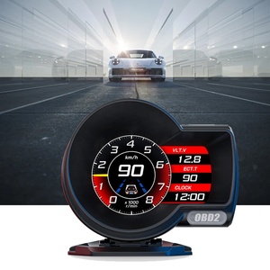 Phổ biến cập nhật OBD2 Xe đo F8 GPS Speedometer rpm nước Temp <span class=keywords><strong>Auto</strong></span> <span class=keywords><strong>Meter</strong></span> Head up hiển thị cho tất cả các xe - Product Image 2