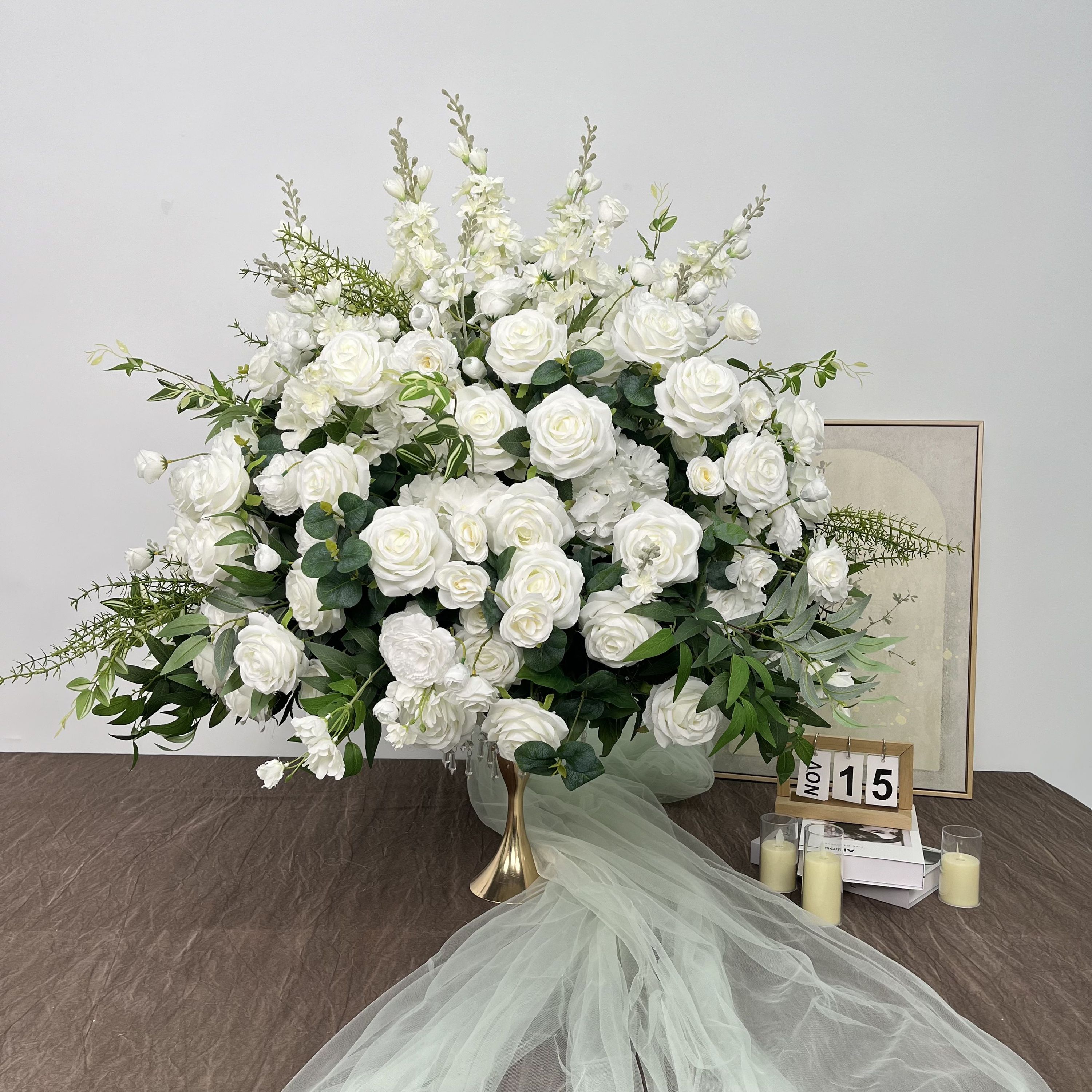 FB267- Beige + Green