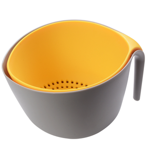 Séchoir à vaisselle jetable 2 en <span class=keywords><strong>1</strong></span> Écologique Organisateur de bols de rangement pour évier avec ensemble de bols de rangement pour mélanger <span class=keywords><strong>Passoire</strong></span> pour camping - Product Image 1