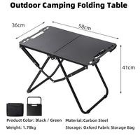 Table pliante en fer d'extérieur, multifonctionnelle, imperméable, mobilier de camping, vente en gros transfrontalière