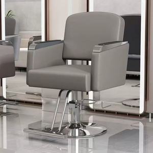 Vente directe usine 2026 – Fauteuil de coiffure moderne à base dorée, chaise de barbier professionnelle - Product Image 5