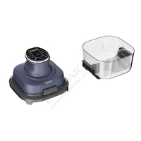 Nouvelle Arrivée Appareil Électroménager Professionnel Friteuse à Air Électrique Numérique 6L en Acier Inoxydable Sans Huile avec Fenêtre en Verre 5.5L