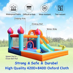 Không Gian Phi Hành Gia Chủ Đề Air Blowing Fun City Inflatable <span class=keywords><strong>Castle</strong></span> Thuê Jumping <span class=keywords><strong>Castle</strong></span> Lâu Đài <span class=keywords><strong>Bouncy</strong></span> Với Sea Balls - Product Image 4