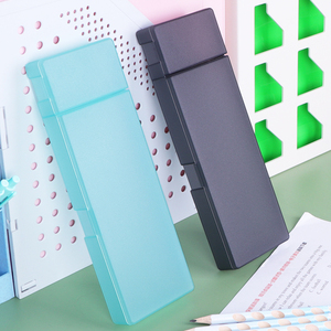 SUNSHING Durable and Portable Stationery <b>Box</b> with Lid PP Material Pencil Case for Pens, Makeup Brushes, Desk Drawer <b>Storage</b> - Product Image 3