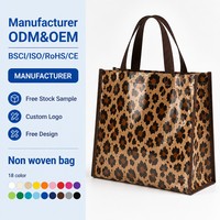 Sac fourre-tout holographique non tissé en gros, personnalisable avec logo, laminé métallisé laser, pliable, réutilisable, écologique, pour la plage, le pique-nique et le shopping
