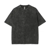 T-shirt décontracté surdimensionné pour homme/femme, 100% coton, 250g, manches courtes, logo graphique personnalisable, style vintage lavé