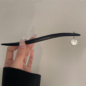 Bâtons à cheveux en <span class=keywords><strong>bois</strong></span> délicats faits à la main traditionnels, épingles à cheveux, bâtonnets à cheveux en <span class=keywords><strong>bois</strong></span> <span class=keywords><strong>pour</strong></span> femmes, perles - Product Image 6