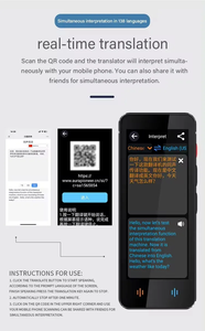 <span class=keywords><strong>Traductor</strong></span> F12 con 138 Idiomas en Tiempo Real, 18 Idiomas Sin Conexión, Traducción Precisa, Dispositivo Instantáneo <span class=keywords><strong>de</strong></span> Voz y Foto <span class=keywords><strong>de</strong></span> 4 Pulgadas - Product Image 6