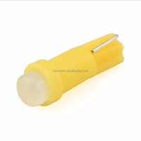2 bombillas LED T5 1SMD para motocicleta 360 °   Luz indicadora de dispersión para salpicadero, matrícula, palanca de cambios, espejo, 12V