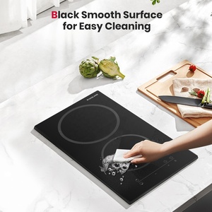 <span class=keywords><strong>GASLAND</strong></span> 12 \ "Table de cuisson électrique encastrable à 2 brûleurs 3000W ETL 16 niveaux de puissance Slide Touch Keep Warm Timer Built-in for Household Use - Product Image 5