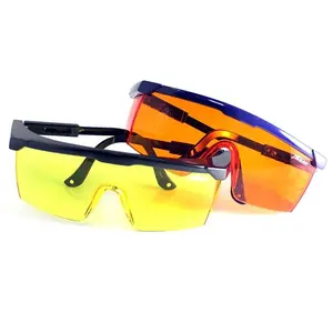 뜨거운 판매 레이저 용접 안경 눈 보호 고글 오렌지 작업 안전 안경 남성
