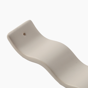MAXERY Porta Incienso de Cerámica Nórdica Ondulada, Quemador de Varillas con Forma de Ola, Bandeja Larga Recolectora de Cenizas, Decoración Moderna Wabi-Sabi <span class=keywords><strong>para</strong></span> Meditación y Hogar - Product Image 4