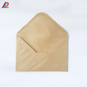 <span class=keywords><strong>Enveloppe</strong></span> en <span class=keywords><strong>papier</strong></span> <span class=keywords><strong>kraft</strong></span> écologique personnalisée avec colle, 50 pièces - Product Image 3