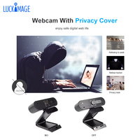 La mejor venta HD Black CMOS USB webcam 1080P Webcam Web Camera 2 Mic Streaming Computer Camera H703B con micrófono para Zoom Skype YouTube