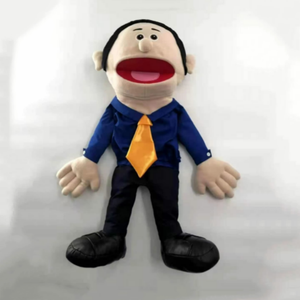 Marioneta de mano personalizada de papá, marioneta de mano de padre, marioneta de mano de hombre de negocios, marioneta de mano familiar - Product Image 2