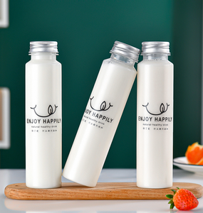 Bouteille ronde en plastique de jus pressé de motte en PET de 350ml sans Bpa - Product Image 4