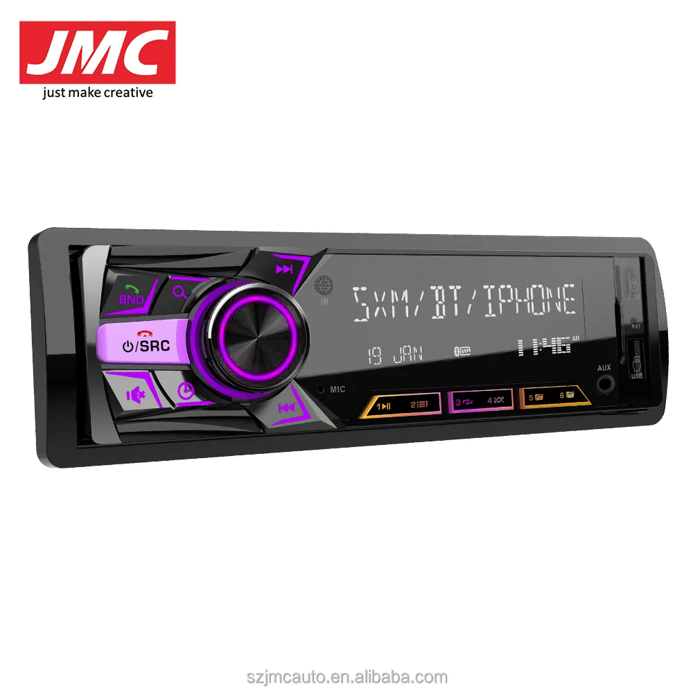 JMC Hot Sales Customization Built-in Single Din MP3 AUX FM Car Stereo TF Card Endash caricatore rapido per autoradio multimediale