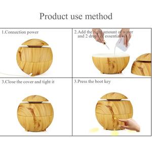 Diffuseur d'arômes JCSY-091, humidificateur ultrasonique 600 ml avec lumière LED pour usage domestique - Product Image 5