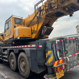 Grue mobile hydraulique d'occasion 80 tonnes XCMG XCT80L6, flèche principale 55m, flèche auxiliaire 18m, bloc de contrepoids 20t, moteur Weichai, année 2019 - Product Image 4