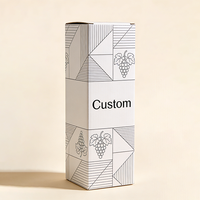 Caja de Regalo para Vino de Cartón Corrugado, Portátil, de Alta Gama, con Impresión Personalizada, Materiales Reciclados, Tamaño y Diseño Personalizables, TongKun