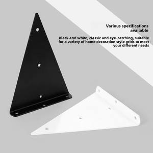 Soporte <span class=keywords><strong>de</strong></span> pared <span class=keywords><strong>de</strong></span> partición <span class=keywords><strong>de</strong></span> una palabra para estante <span class=keywords><strong>de</strong></span> almacenamiento <span class=keywords><strong>de</strong></span> sala <span class=keywords><strong>de</strong></span> estar transfronterizo para Amazon soporte invisible triángulo Hardware - Product Image 4