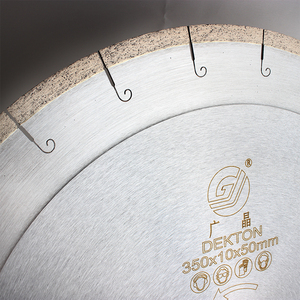 जीजे प्रिसिजन टिकाऊ 14-इंच 350 मिमी डेकटन ब्लेड जे-टाइप फिशहुक दांत उच्च प्रदर्शन रॉक कटिंग सॉ ब्लेड सर्कुलर सॉ ब्लेड - Product Image 2