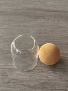 Wadah Lilin Mewah Warna-Warni Buatan Tangan untuk Dekorasi Rumah, Stoples Kaca Oval Silinder Kosong dengan Tutup Gabus, Cetak Sablon Sutra - Product Image 4