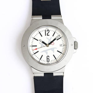 Reloj mecánico automático de lujo para hombre estilo BVL, zona horaria dual GMT de titanio, esfera mate, resistente al agua hasta 30 m, correa de caucho de 20 mm - Product Image 1