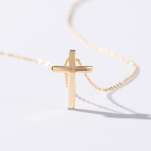 Collana di fabbrica personalizzata 14K placcato in oro placcato oro rosa collana croce moda gioielli raffinati ciondoli collane - Product Image 4