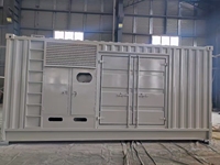Groupe électrogène haute efficacité 1200 kW, groupe électrogène diesel en conteneur, groupe électrogène en conteneur, utilisé pour l'alimentation de secours des bâtiments
