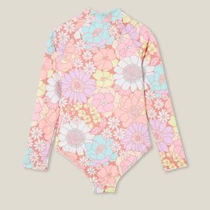 Maillot de bain deux pièces de haute qualité 2024 pour tout-petits, maillot de bain pour enfants, maillot de bain imprimé pour bébé avec volants pour filles - Product Image 3