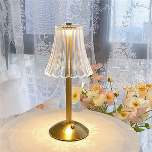 Modern Mushroom Shape <b>LED</b> Table <b>Lamp</b> Acrylic Shade Touch Control Dimmable Warm White <b>Light</b> Bedroom Desk Lighting - Product Image 6