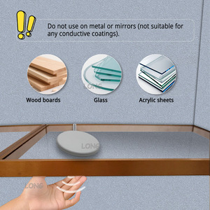 Interruptor Táctil Empotrado/Penetrante <span class=keywords><strong>de</strong></span> Materiales, 400W AC110-220V para Gabinete, Armario, Escritorio. Oculto detrás <span class=keywords><strong>de</strong></span> un panel <span class=keywords><strong>de</strong></span> madera. - Product Image 6