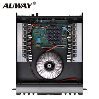 Amplificateur de puissance stéréo professionnel AW LA1000 2U en métal, 1000 Watts, 4 Ohms, système audio de scène, équipement sonore