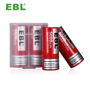 EBL 3.7v可充电电池组5000mAh可充电锂离子电池