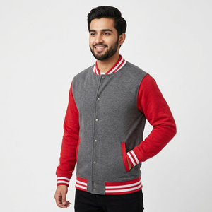 Direct Factory Supply High Quality Varsity Jackets for <b>Men</b> New Formal Style With Stand Collar Hot Sale Winter Wear for <b>Men</b> Women - Product Image 1