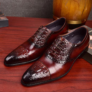 รองเท้าหนังออกซ์ฟอร์ดสำหรับผู้ชาย สไตล์หรูหราและเป็นทางการ พร้อมด้วยดีไซน์ที่ดูมีระดับและสง่างาม - Product Image 1