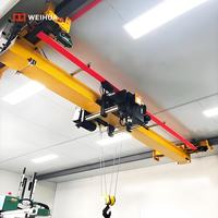 Grúa aérea Henan Weihua Control remoto 1-32ton Low Headroom NLX modelo europeo grúa aérea de una sola viga precio