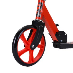 สกู๊ตเตอร์เด็กพับได้ สีแดง ล้อ 120 มม. สำหรับเด็กอายุ 6-8 ปี - Product Image 1