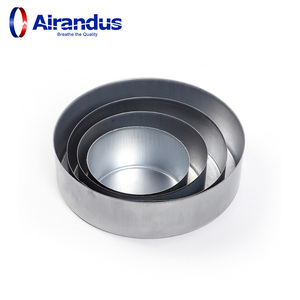 Trung Quốc Nhà máy Thép mạ kẽm phụ kiện Outlet bền Vòng HVAC ống ống thông gió xoắn ốc Ống - Product Image 2