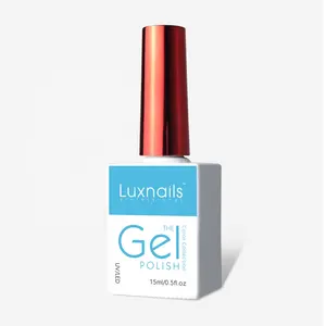 Nagelgellak Blauwe Kleur Collectie Gels Semi-Permanente Nagellak Lak Vernis 15Ml Uv Gel Msds Groene Cosmetische Case Nagel