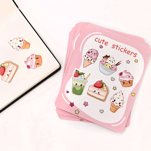 Pegatinas de Vinilo Personalizadas Ecológicas con Diseño de Frutas de Dibujos Animados con Purpurina |   Hojas de Pegatinas Personalizadas con Corte de Beso para Regalos Promocionales - Product Image 3