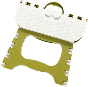 In the Trend TY-0711-304 Thick Foldable Plastic <b>Stool</b> Khaki/Green 900g Portable for Shoe Changing Outdoor Fishing Stall Use - Product Image 5