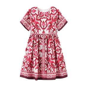 Nouvelle Robe Courte Sans Manches pour Filles, Style Européen, Motif Porcelaine Bleue et <span class=keywords><strong>Blanche</strong></span> - Product Image 1