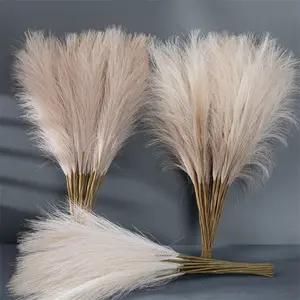 55CM fluffy Pampas grass simulation reed hair simulation wedding party minimalist home decoration artificial flower