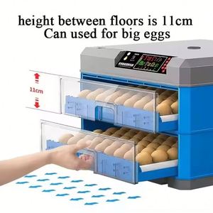 Incubateur d'œufs entièrement automatique, capacité de 500 œufs - Type à rouleaux avec un taux d'éclosion plus élevé pour les poulets, les canards, les oiseaux et la volaille - Product Image 2