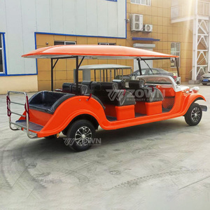 Voiture électrique vintage au design européen classique, durable, pour le transport touristique dans les zones panoramiques - Product Image 5
