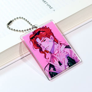 LLavero de Anime brillante de doble cara de cristal Noriaki Kakyoin DIY, adecuado para decoración de COLLAR COLGANTE - Product Image 1
