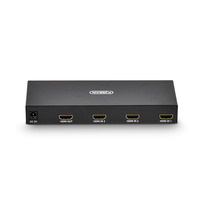 FJGEAR FJ-4K301i 3x1 commutateur HDMI avec télécommande, 3-en-1-Out prend en charge 4K 60Hz Ultra HD, Iron Shell Design PS5 Fire TV ordinateur portable