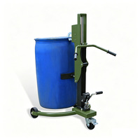 Chariot à palettes industriel à angle droit DT350C, capacité de 350 kg, commande par pédale